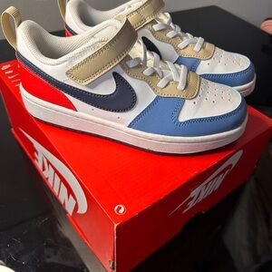 Nike Kids' Blue and Red Sneakers
